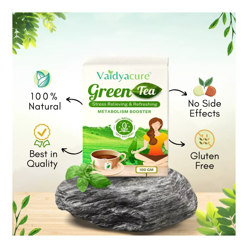 Vaidyacure Green Tea Powder - 100 gms